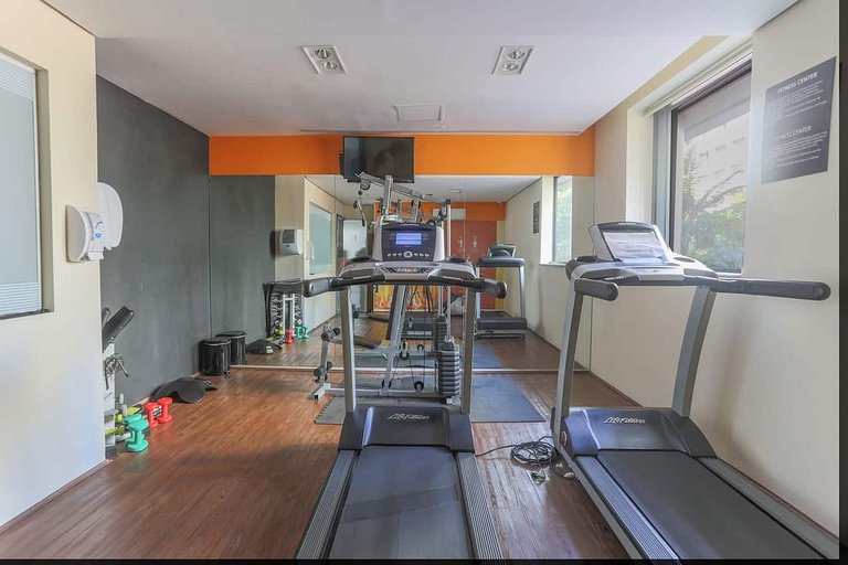 Admirable Flat Jardins - Garagem, Ar Condicionado