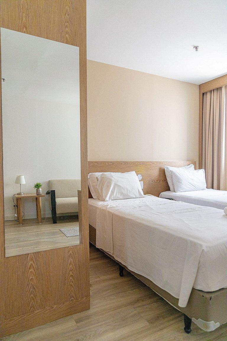 REDE CAPRI Comfort Flat Paulista - Academia e Piscina