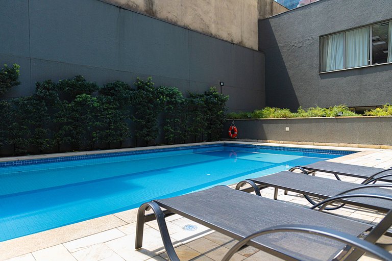 REDE CAPRI Comfort Flat Paulista - Academia e Piscina
