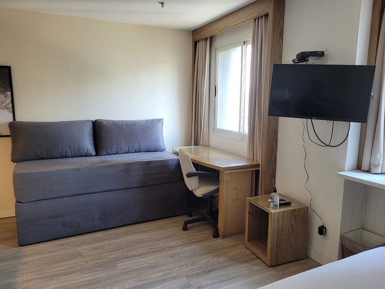 Capri Cozy Paulista Flat - Ar, Pisc. e Garag
