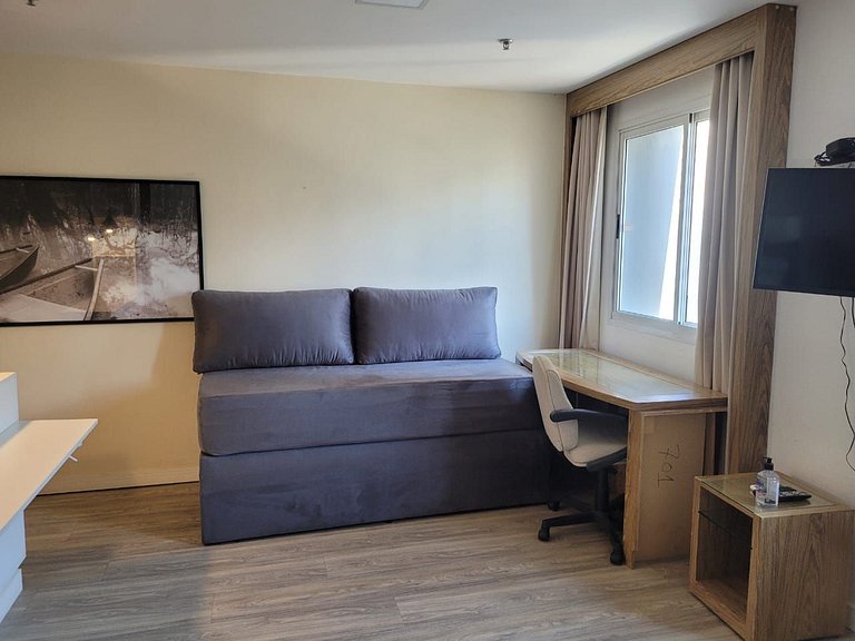 Capri Cozy Paulista Flat - Ar, Pisc. e Garag
