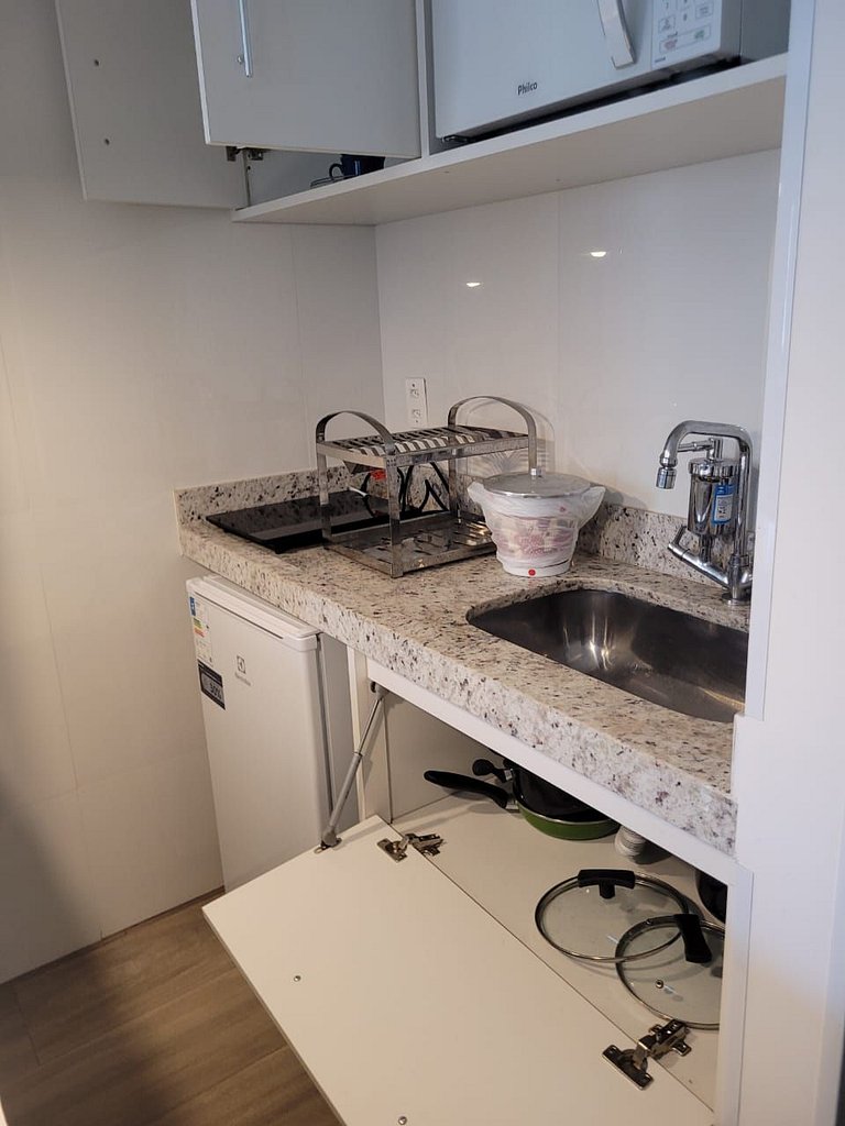 Capri Cozy Paulista Flat - Ar, Pisc. e Garag