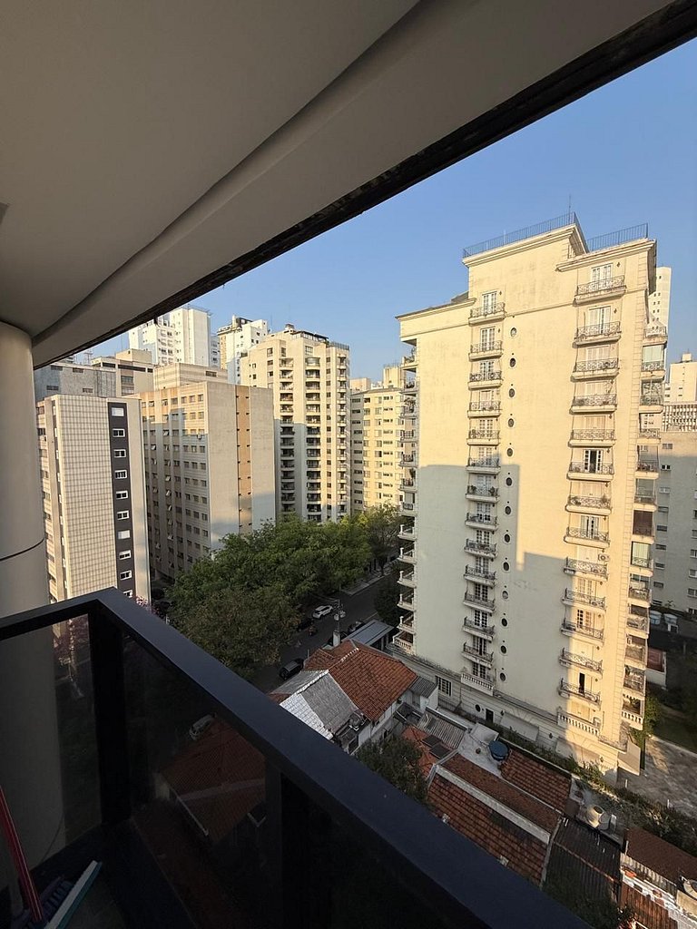 Admirable Flat Jardins - Garagem, Ar Condicionado