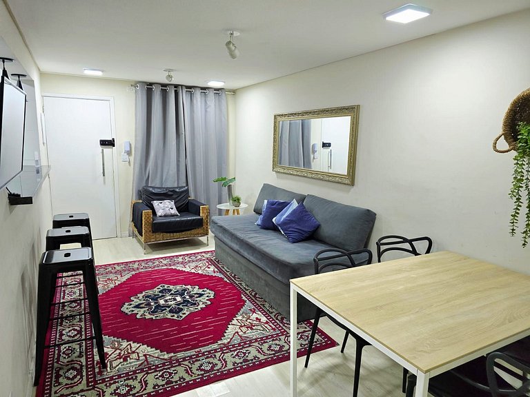 Magnífico 2 bedrooms, Great location + Air cond